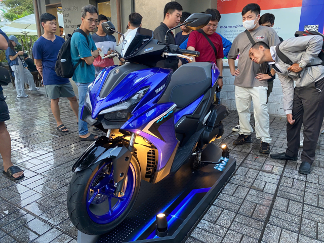 Hinh anh thuc te cua Yamaha NVX 155 V3 2025 lan dau tien xuat hien tai Viet Nam - 7