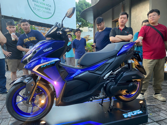Hinh anh thuc te cua Yamaha NVX 155 V3 2025 lan dau tien xuat hien tai Viet Nam - 9