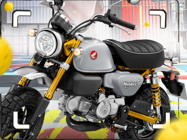 Honda Monkey Moonlit Silver 2025 vua ra mat voi gia quy doi khoang 70 trieu Dong - 3