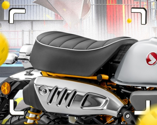 Honda Monkey Moonlit Silver 2025 vua ra mat voi gia quy doi khoang 70 trieu Dong - 5
