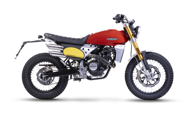 Kham pha Fantic Caballero Scrambler 125 2025 vua ra mat Chat Scrambler me hoac moi dang may rau - 9