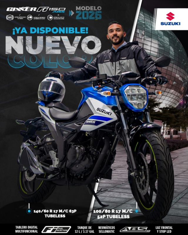Kham pha Suzuki Gixxer FI 150 ABS Modelo 2026 vua ra mat voi gia ban khoang 58 trieu dong - 3