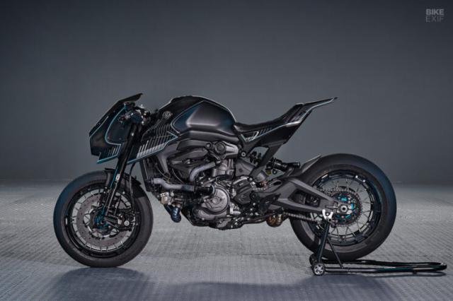 Khi Ducati Monster bien hinh thanh con bao do tu Rough Crafts - 9
