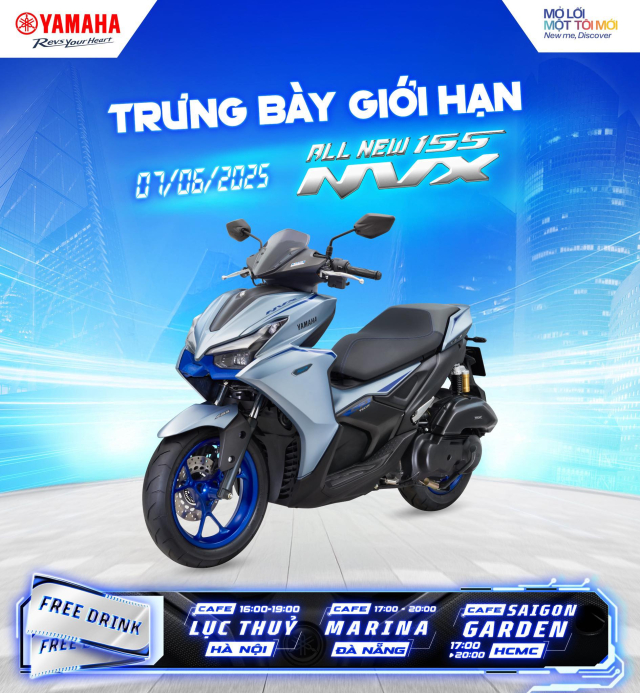 Khong con la tin don NVX 155 hoan toan moi duoc Yamaha Viet Nam he lo de moi nguoi cung trai nghiem - 3