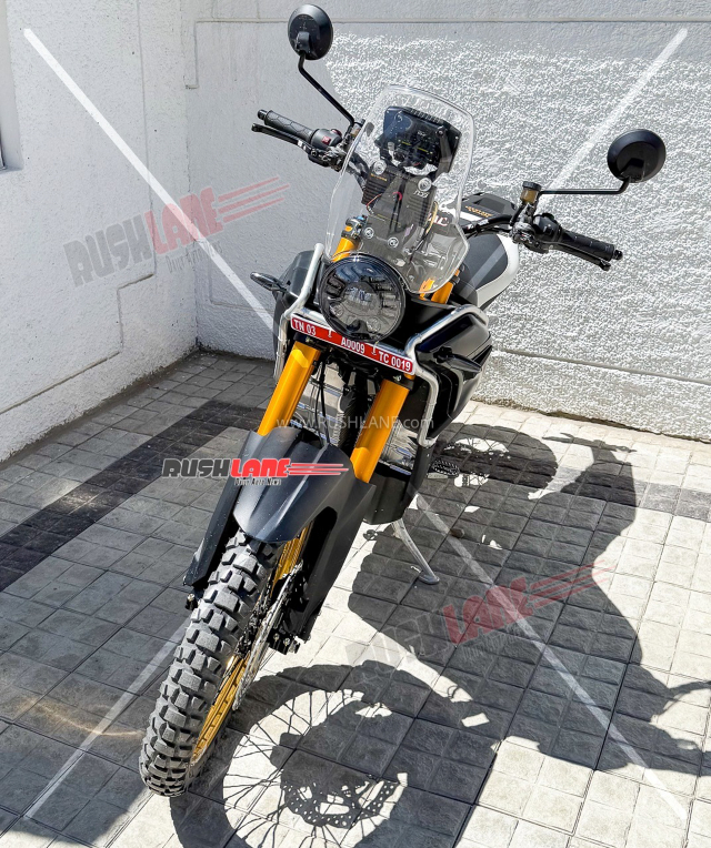 Royal Enfield Himalayane chiec xe may dien phieu luu dang rat gan ngay ra mat - 7