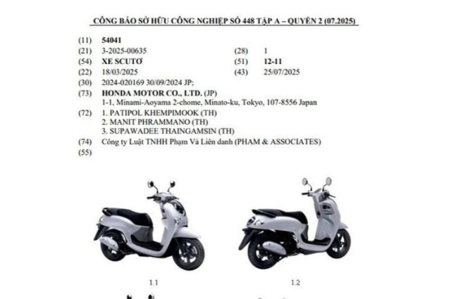 Honda Viet Nam dang ky mau xe ga Scoopy 2025 hoan toan moi lieu co thay the Vision - 3