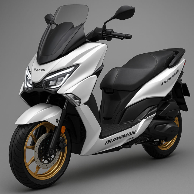 Suzuki Burgman 150 sap ra mat ma dep nhu anh Render nay chac se ban chay lam day - 6
