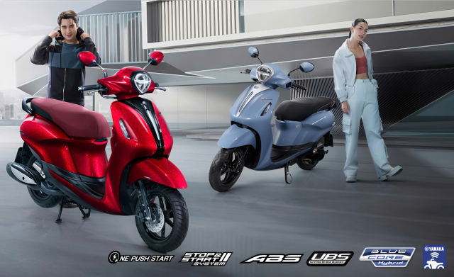 Yamaha Grand Filano Hybrid 2026 vua ra mat voi bo suu tap mau sac moi cuc ki dep