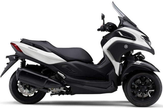 Yamaha Tricity 300 ABS 2025 trinh lang Thiet ke la mat gia ngang ngua Honda SH350i tai Viet Nam - 7