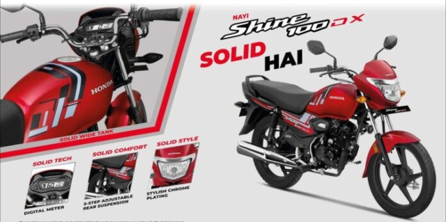 Honda cong bo gia ban cua bo doi xe con tay CB125 Hornet hoan toan moi va Shine 100 DX - 7