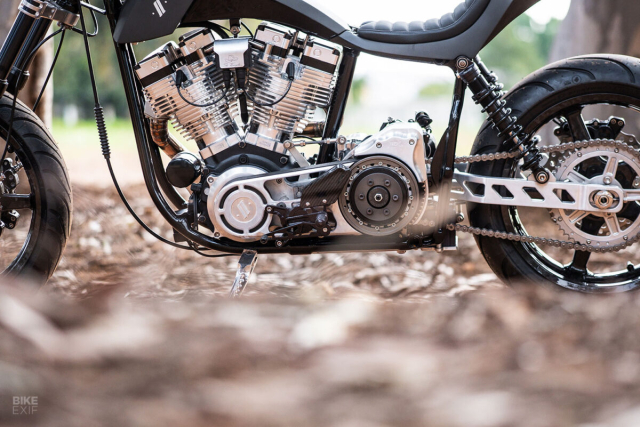 Stoos Customs Shovelhead Harley street tracker chat nhu nguoi Nam Phi - 8