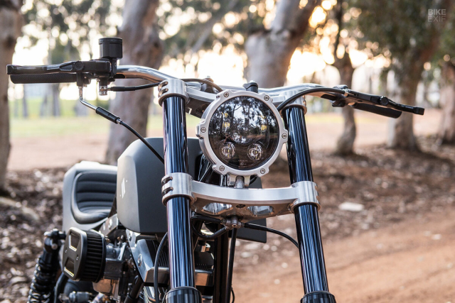 Stoos Customs Shovelhead Harley street tracker chat nhu nguoi Nam Phi - 10