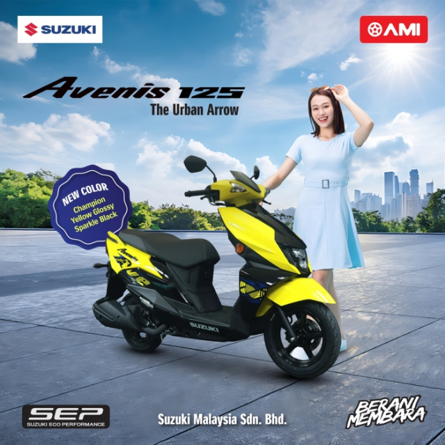 Suzuki Avenis 125 2026 trinh lang phoi mau moi co gia ban sau quy doi khoang 38 trieu Dong - 3