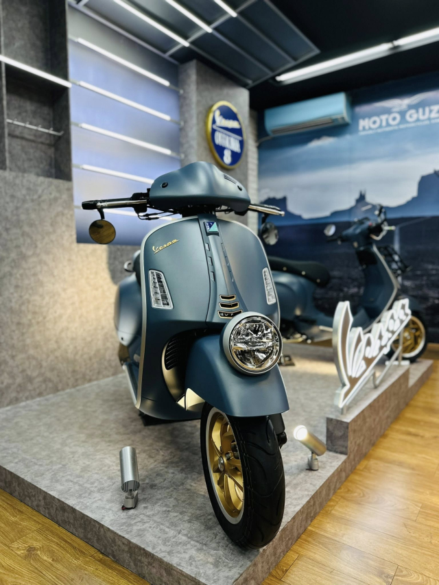 Vespa GTV 300 phien ban dac biet Officina 8 ra mat thi truong Viet Nam voi so luong cuc it - 3