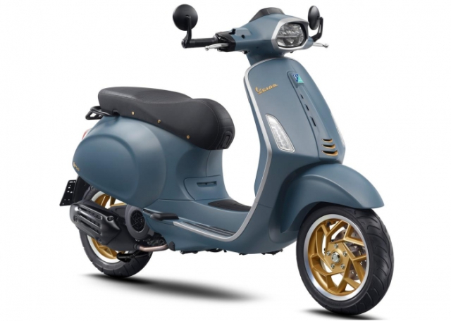 Vespa Sprint 150 ban dac biet OFFICINA 8 vua ra mat tai Nhat voi gia chi 93 trieu Dong - 3