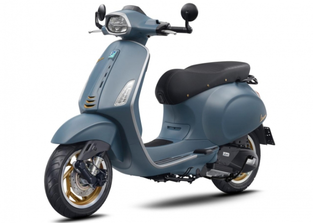 Vespa Sprint 150 ban dac biet OFFICINA 8 vua ra mat tai Nhat voi gia chi 93 trieu Dong - 5