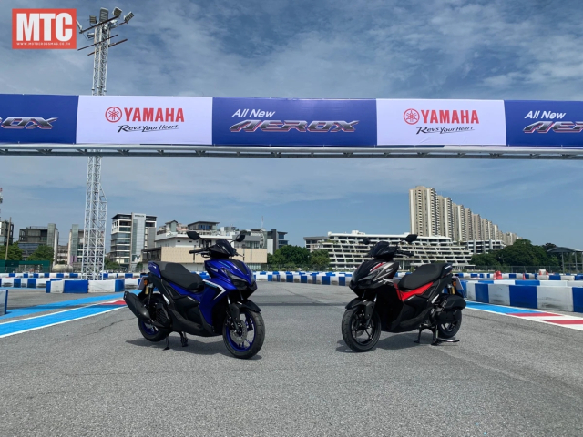 Yamaha Aerox 2026 ra mat o Thai co gia ban cao hon nhung it cong nghe hon so voi NVX 155 o nuoc ta - 15