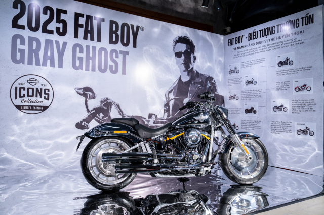 HarleyDavidson Viet Nam ra mat the he Cruiser 2025 va phien ban cuc hiem Fat Boy Gray Ghost - 13