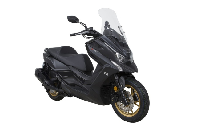 Kham pha Kymco S350 phien ban Black Warrior sieu ngau voi gia ban chi hon tram trieu dong - 5