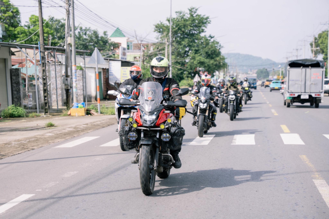 Nhin lai hanh trinh Honda Biker Rally Da Lat 3 ngay Hon 600 biker Chung mot tinh than - 5
