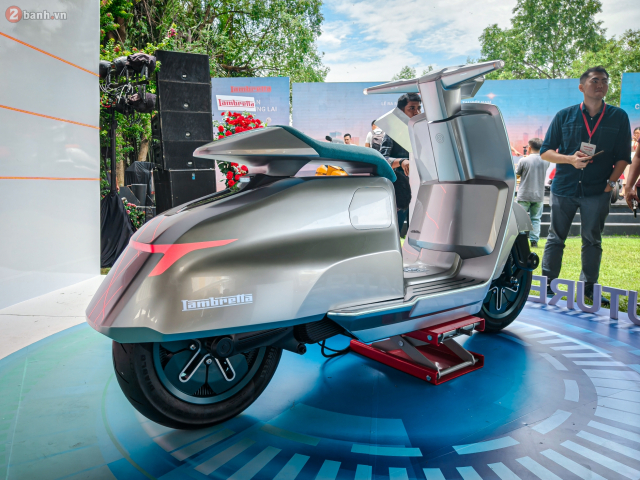 Chi tiet mau xe ga dien Lambretta Elettra vua xuat hien o Viet Nam co gi dac biet - 28
