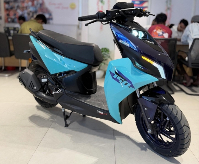Hinh anh thuc te cua TVS Ntorq 150 o dai ly Mau tay ga ngau nhat phan khuc gia tu 31 trieu dong - 3