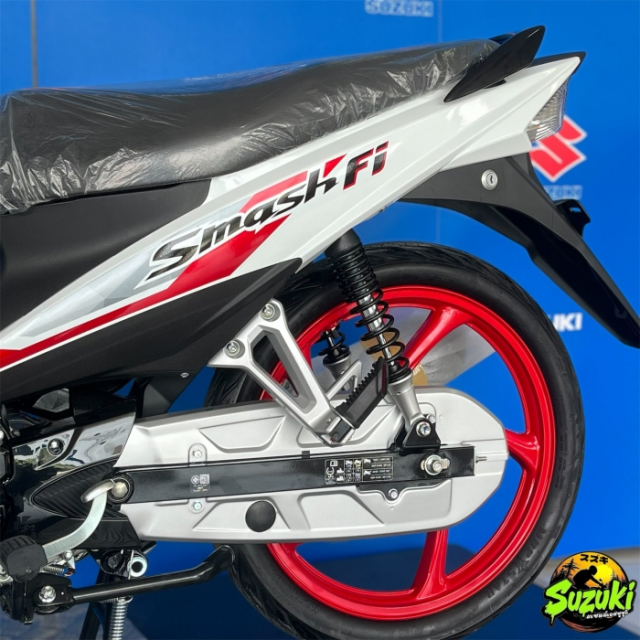 Hinh anh thuc te mau moi cua Suzuki Smash 115 Plus 2026 vua ve dai ly voi gia ban tu 35 trieu Dong - 5
