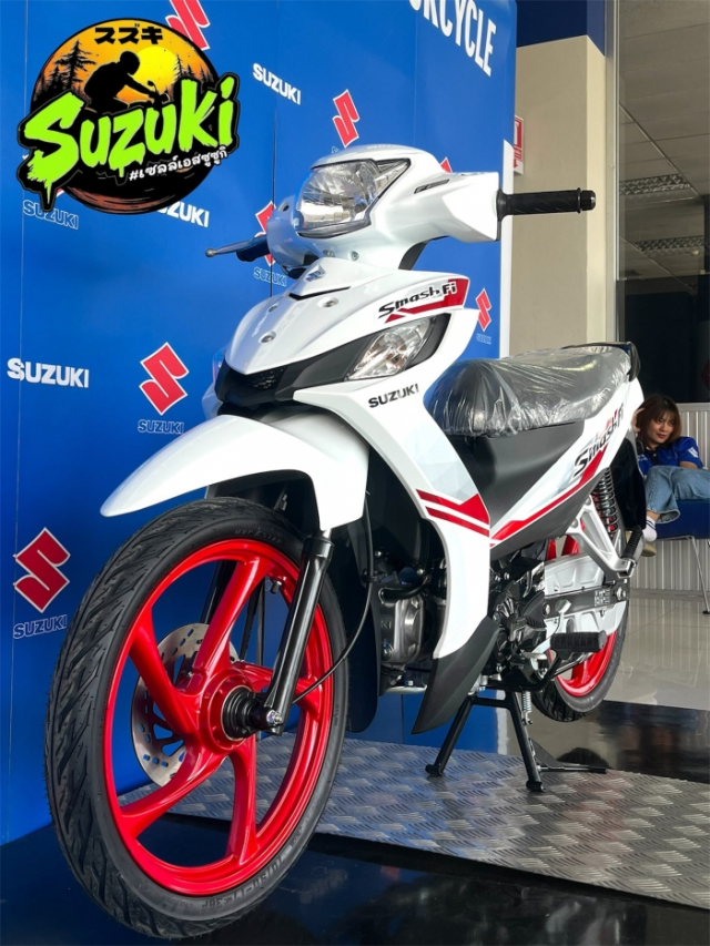 Hinh anh thuc te mau moi cua Suzuki Smash 115 Plus 2026 vua ve dai ly voi gia ban tu 35 trieu Dong - 7