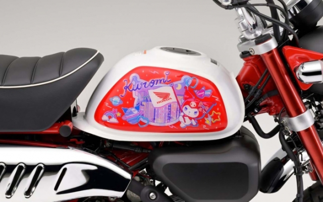 Honda gioi thieu phien ban hop tac thu hai Kuromi Monkey 125 ban kem phu kien cho Fan cua Kuromi - 10
