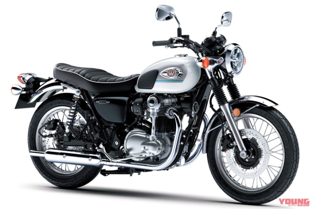 Kawasaki W800 2026 ra mat Chat co dien bat hu tro lai - 3