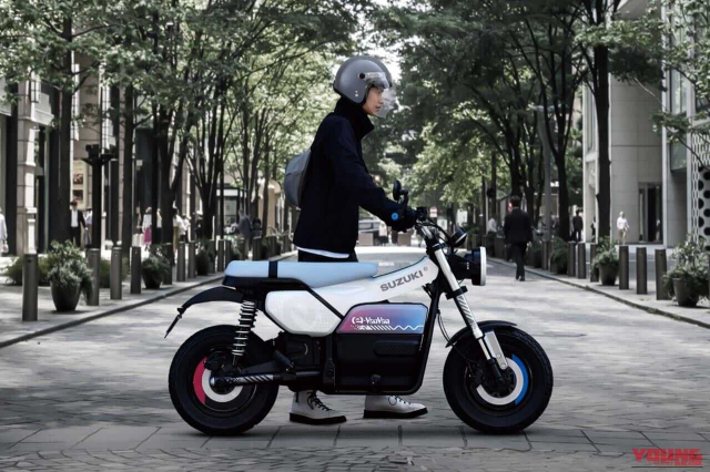 Suzuki gioi thieu mau xe may dien eVanVan Tiep noi con duong cua mot huyen thoai - 13