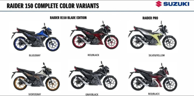 Suzuki Raider 2026 hoan toan moi se co 2 phien ban Pro va Blade bo sung Smartkey va phanh ABS - 3