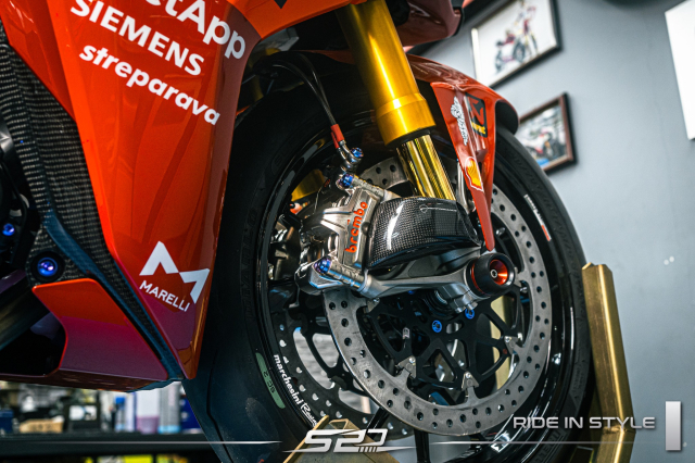 Choang ngop voi Yamaha Y16ZR do Phong cach Ducati Desmosedici Bagnaia Replica cua SPD Racing - 7