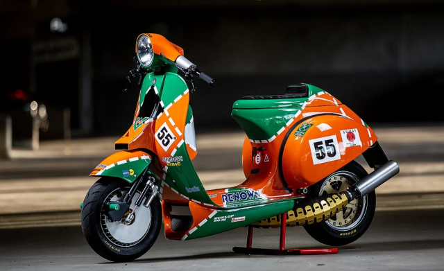 Chiem nguong ban do Vespa 787B Khi niem dam me hai banh cham vao huyen thoai Le Mans - 3