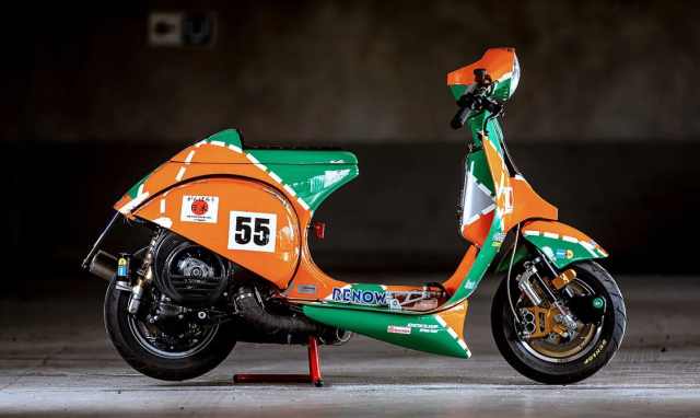 Chiem nguong ban do Vespa 787B Khi niem dam me hai banh cham vao huyen thoai Le Mans - 5