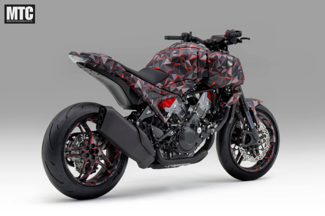 Honda V3R 900 Prototype Khi cong nghe nap dien dua dong co xang len mot tam cao moi - 13