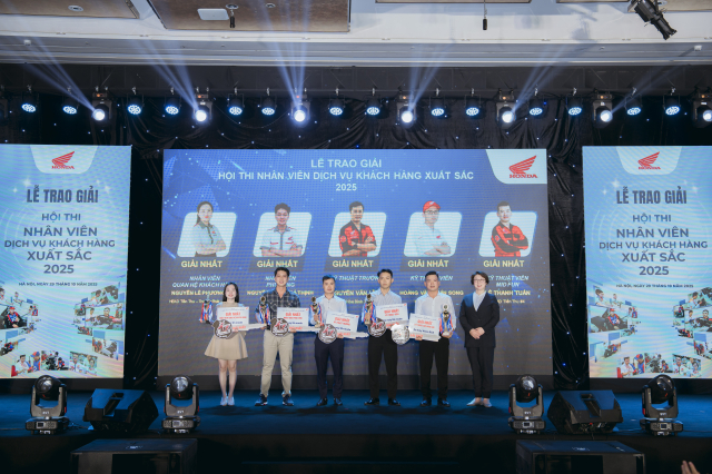 Honda Viet Nam to chuc hoi thi Nhan vien Dich vu khach hang xuat sac 2025 - 10
