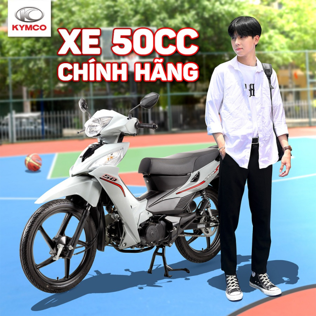 Xe may 50cc no po lon va ra khoi den canh bao dang chu y - 6