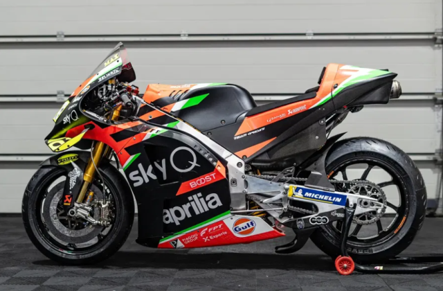 Aleix espargaro rao bán aprilia rs-gp 2020 cá nhân khi một phần lịch sử motogp bước ra sàn đấu giá - 2