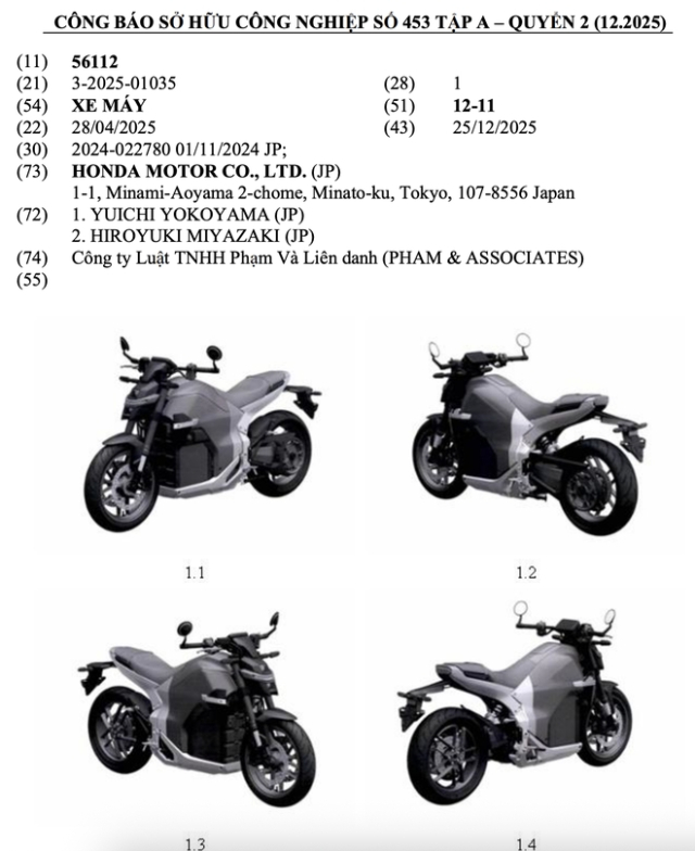 Honda việt nam đăng ký mẫu xe mô tô điện mới - mạnh ngang ngửa xe xăng 600cc đầy pin chạy 150 km - 2