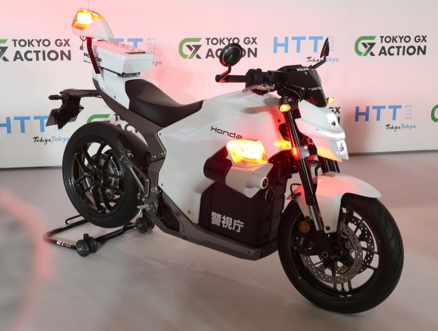 Siêu mô tô điện honda wn7 ra mắt phiên bản xe cảnh sát tại nhật bản - 4