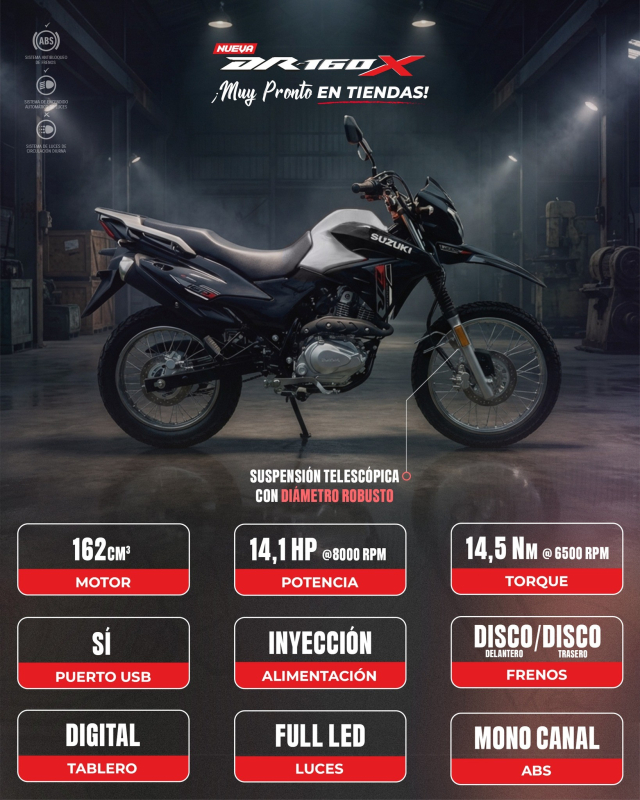 Dr160x 2026 trình làng với giao diện đẹp đến khó tin đây là xe của suzuki - 4