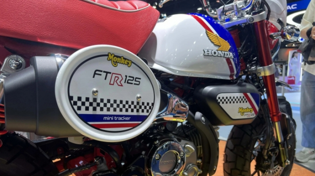 Monkey ftr125 phiên bản giới hạn lộ diện - minibike phong cách flat-track khiến dân chơi xe chú ý - 4