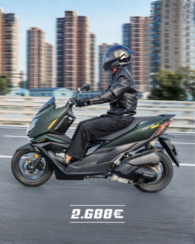 Zontes 125X gia chi 70 trieu dong nhung co TCS TFT ABS Xe 125 ma trang bi an dut nhieu doi thu - 9