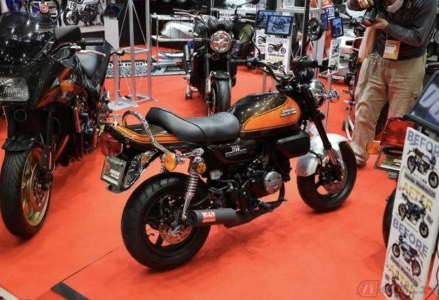 Biến honda monkey 125 thành kawasaki z2 - 4