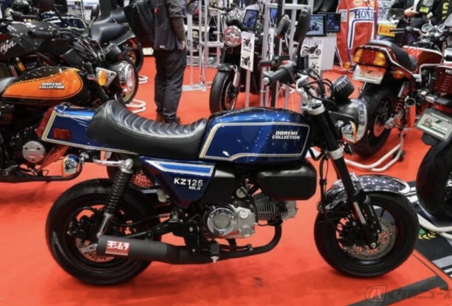Biến honda monkey 125 thành kawasaki z2 - 17