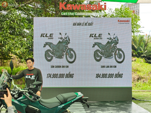 Can canh Kawasaki KLE 500 vua ra mat o nuoc ta voi 2 phien ban voi gia ban rat canh tranh - 34