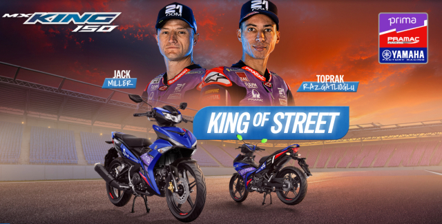 Yamaha bat ngo tung MX King 150 Prima Pramac Livery voi so luong gioi han chi 2000 chiec