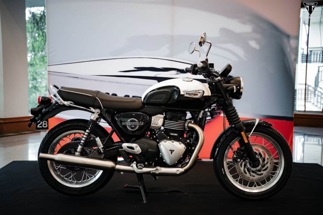 Can canh hinh anh thuc te cua chiec Triumph Bonneville Mot May vua ra mat toan cau - 2