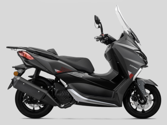 Keeway Velara 125 ra mat Mau xe ga 125cc co kinh chan gio chinh dien man hinh TFT - 6
